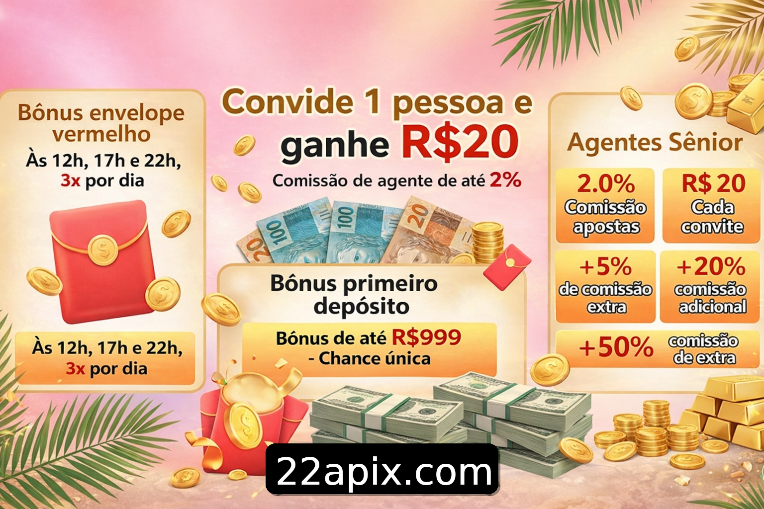 Banner do Bônus do Casino 22a