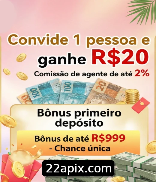 Bônus ao se registrar no 22a